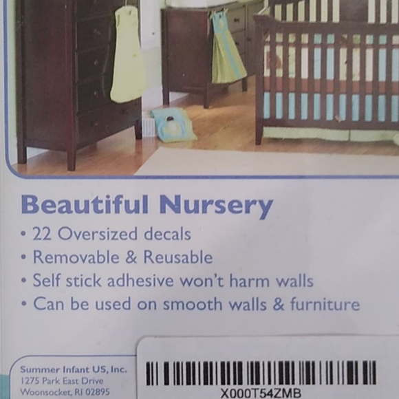 NIB Summer Giggle Gang crib hugger Wall decals - Picture 10 of 15